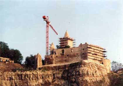 Sanierung der Burgmauern