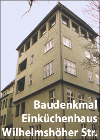 Baudenkmal Einkchenhaus Wilhelmshöher Str. 17 - 20